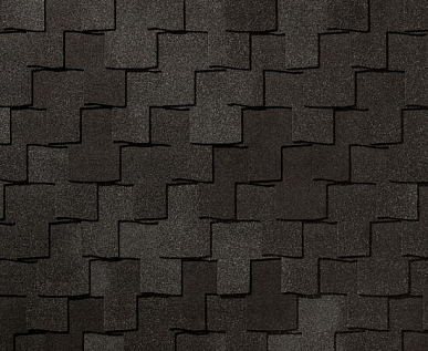 Купить Гибкая черепица Roofshield ПРЕМИУМ Фьюжн Черный янтарь - изображение 1